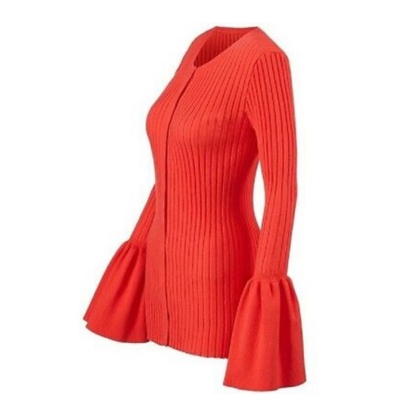 NWT Cabi Women’s Red Trumpet Cardigan Size Small - Picture 3 of 9